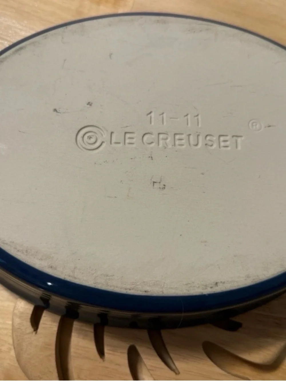 Le Creuset Heritage Oval Stoneware Baking Dish | Cobalt Blue | French Bakeware